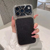 Saffiano Black - Coque iPhone