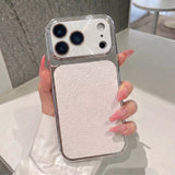 Saffiano Platine - Coque iPhone
